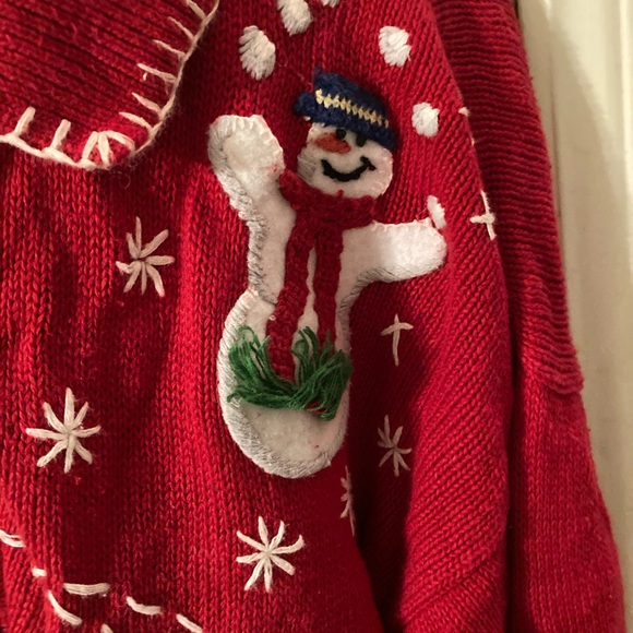 Christmas snowman sweater - Picture 5 of 8